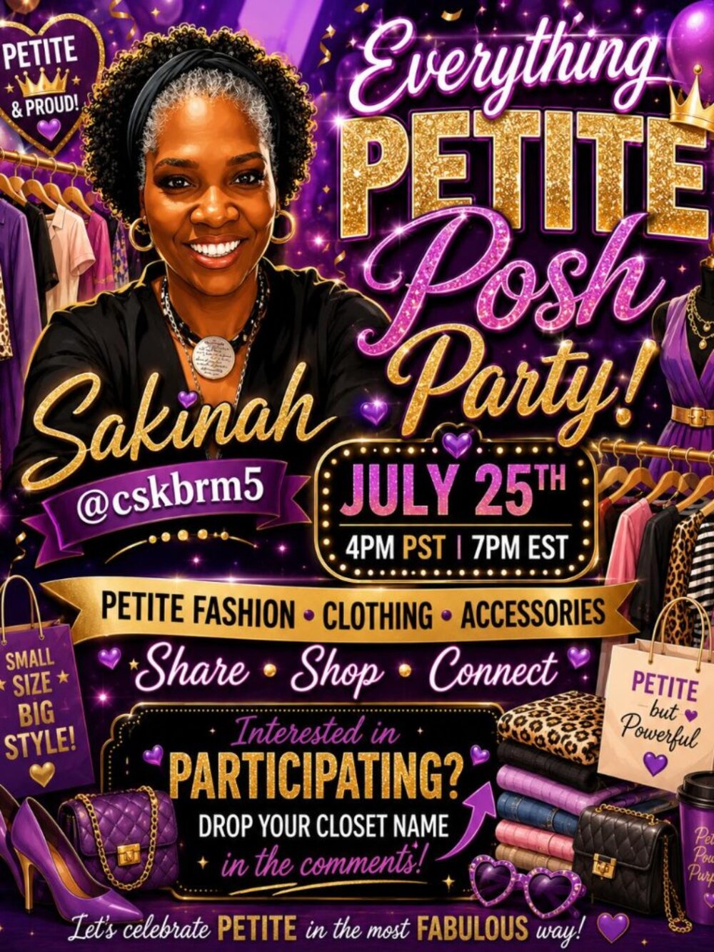 SIGN UP HERE SO I CAN  MAYBE CHECK OUT YOUR  CLOSET AND PICK PETITE NWT PLEASE